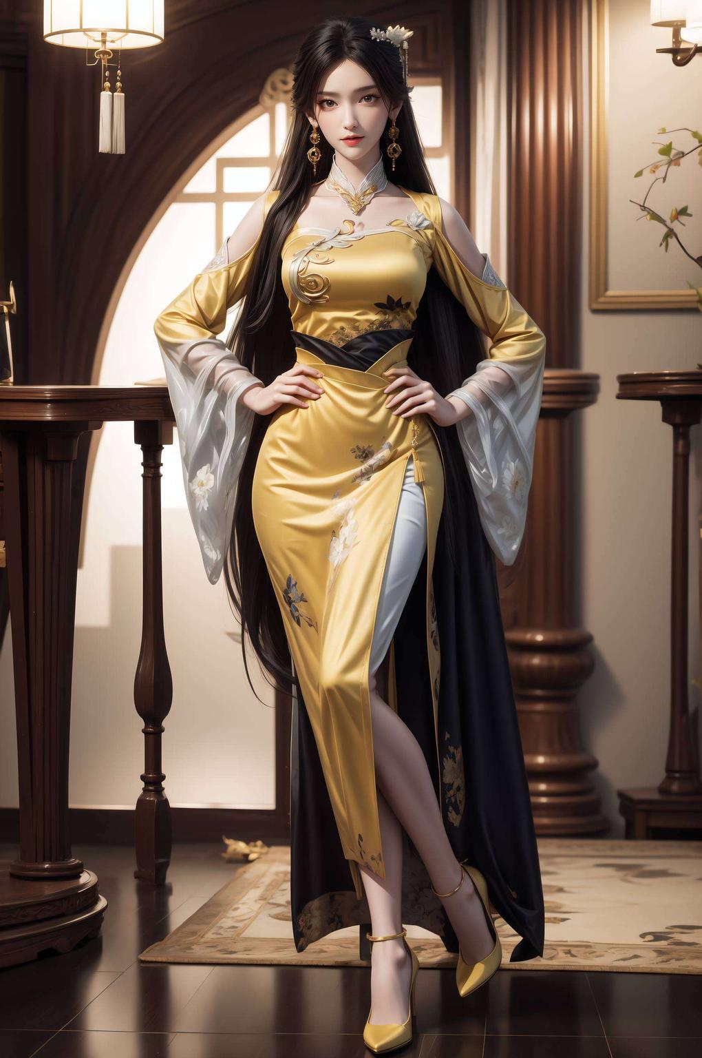 金瓶儿唯美壁纸高清快来领取这位国漫美女的粉色壁纸