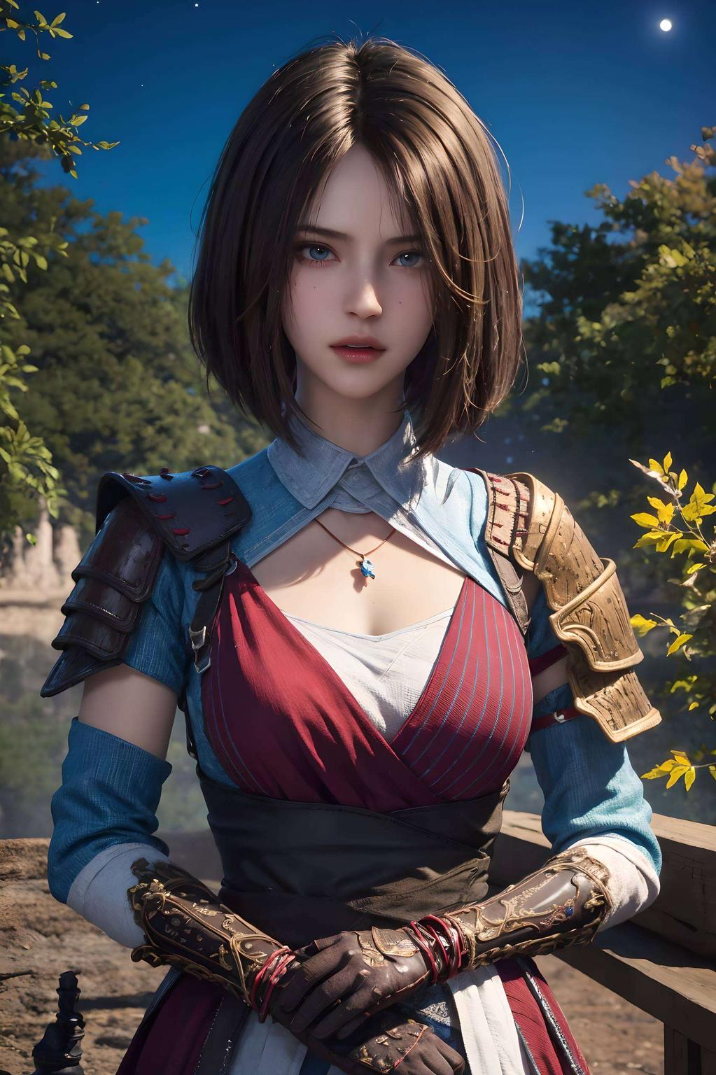 4K高清壁纸展现了她建模之美的极致以抽象线条勾勒出的国漫女主姬如雪