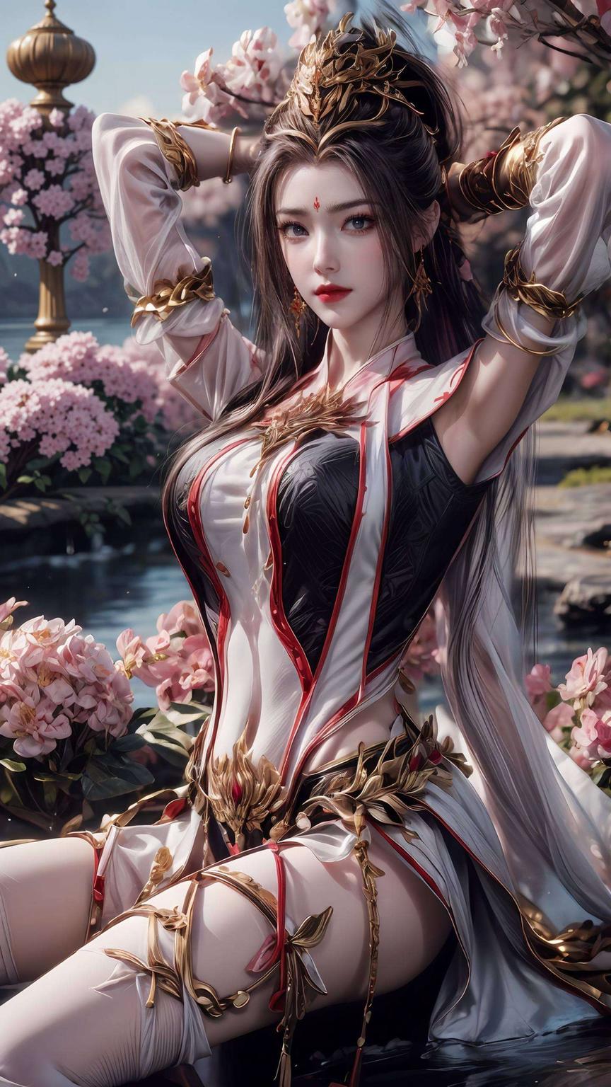 为你的电脑桌面注入独特的个性魅力这款以酒玖为主题的AI绘画高清全屏壁纸