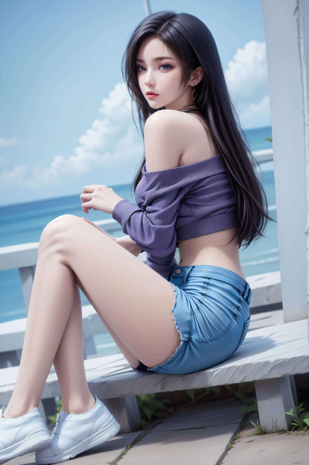 你的桌面也因她而光彩夺目让这位AI美女的眼睛熠熠生辉