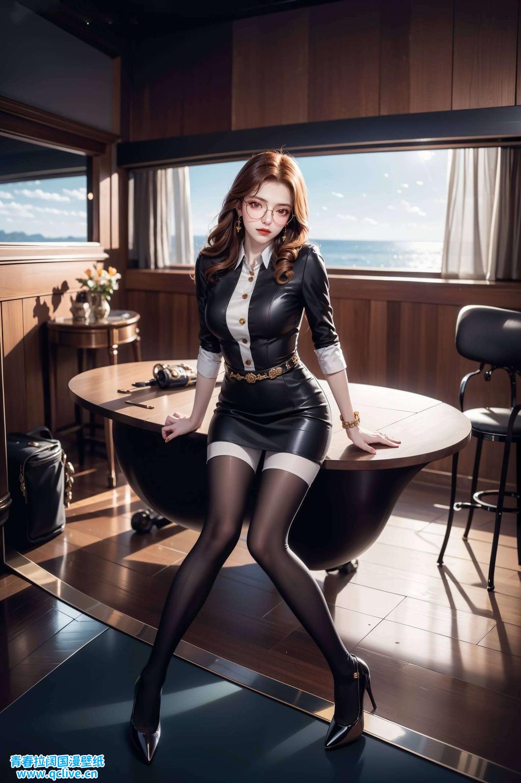 橘子姐的图片化作电脑桌面的帅气壁纸带给你一整天的美好心情