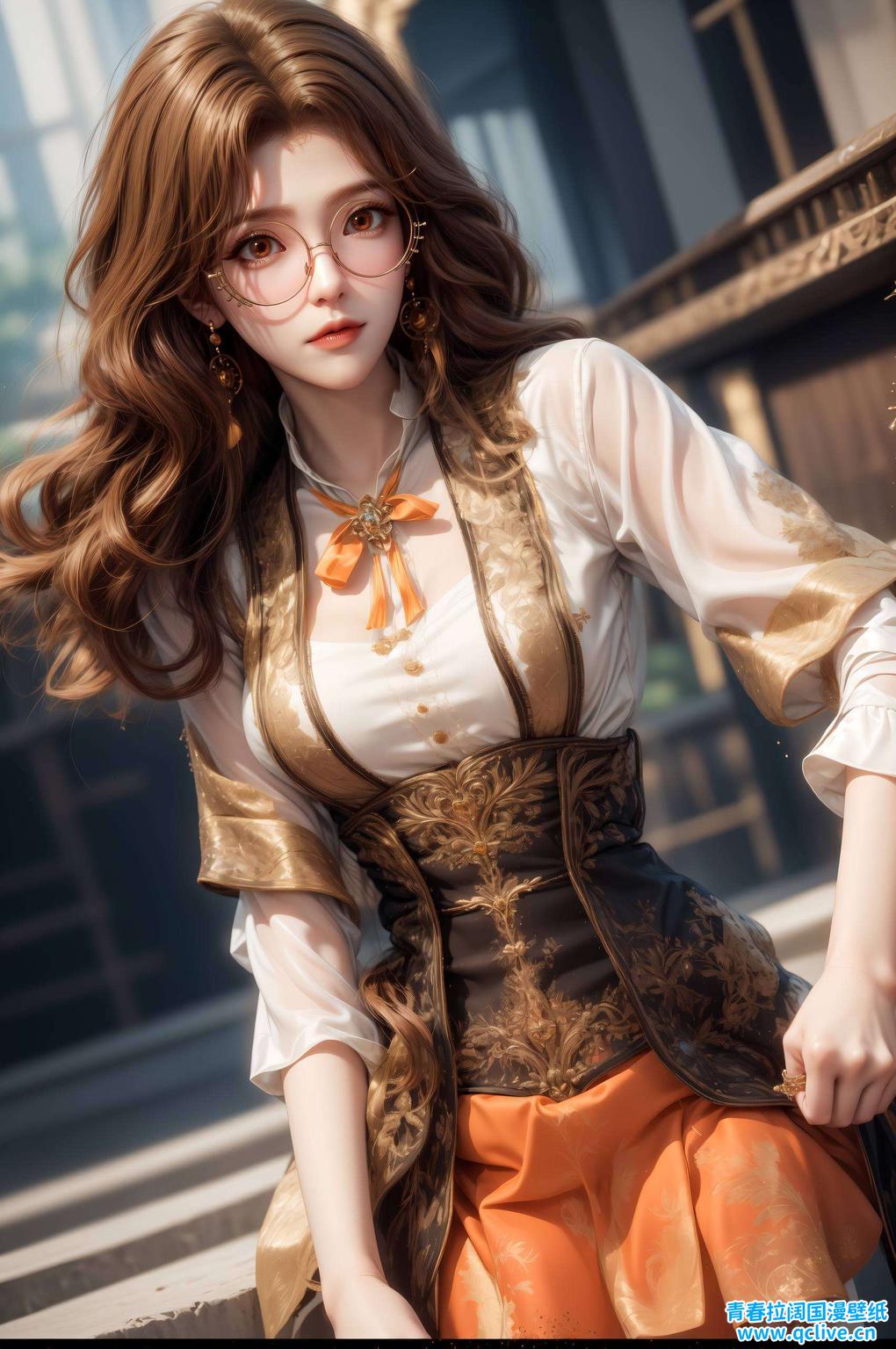 让这位国漫美女成为你电脑的独家背景吧!