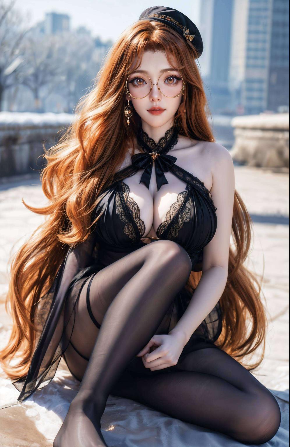 在绚烂的AI国漫世界里单色安卓国漫女生橘子姐