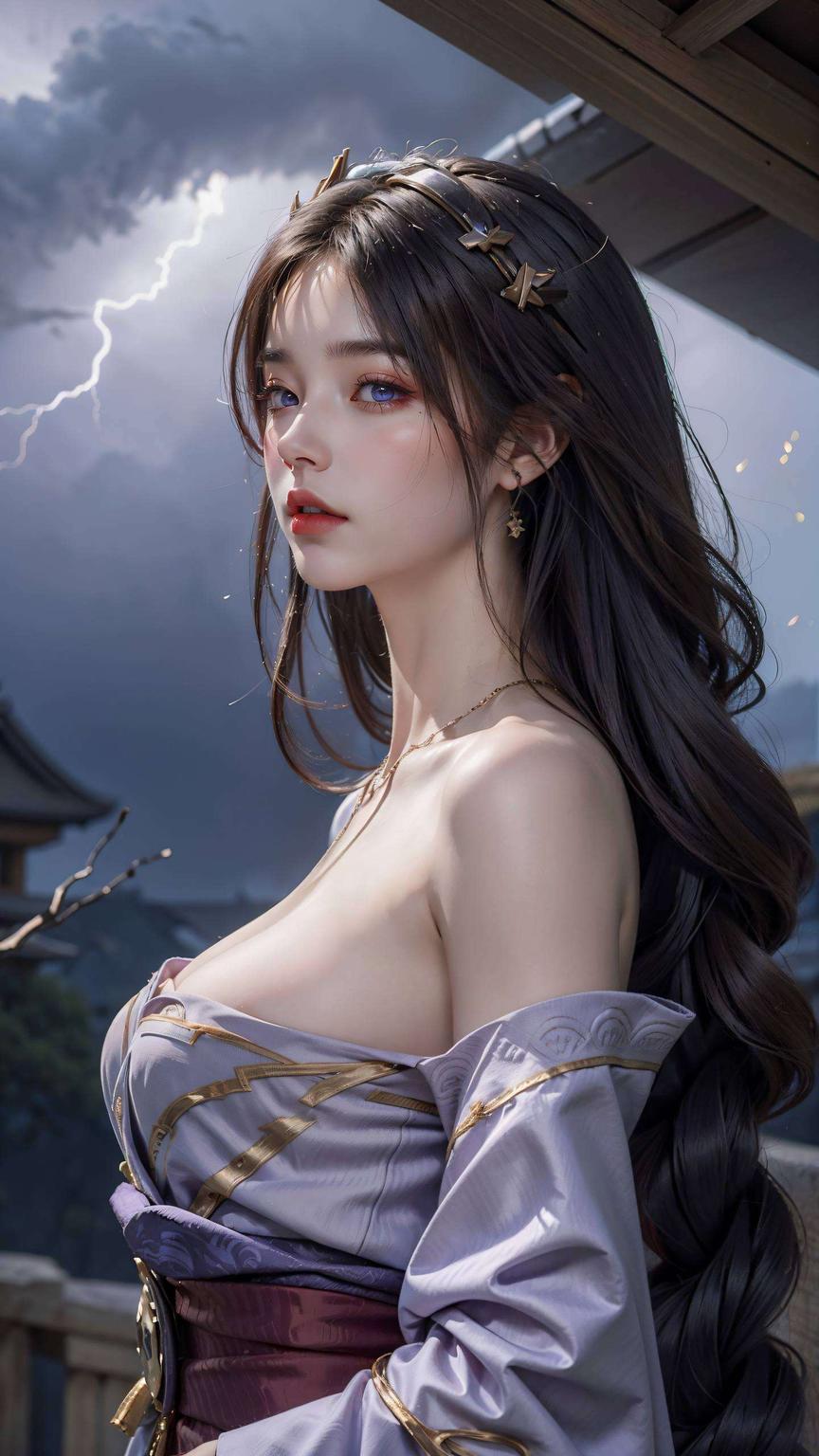 都是情感的渲染这款国漫女主AI游戏壁纸