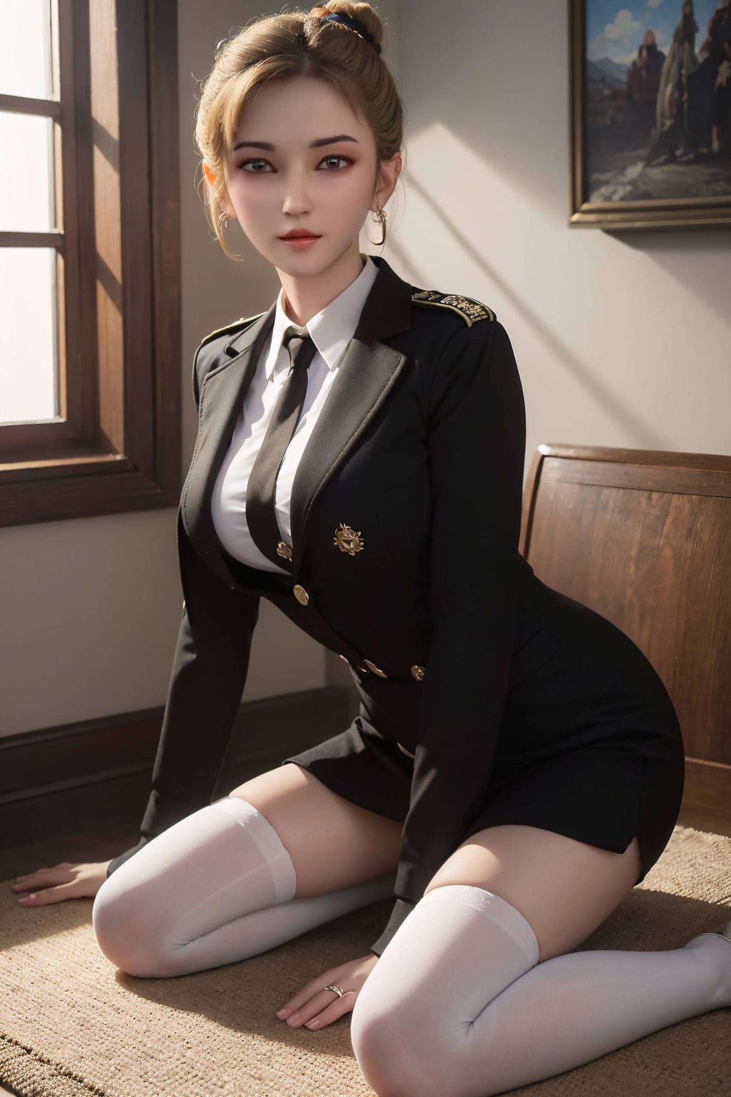 雄兵连女主风采尽显！这款AI壁纸带你领略别样的视觉盛宴