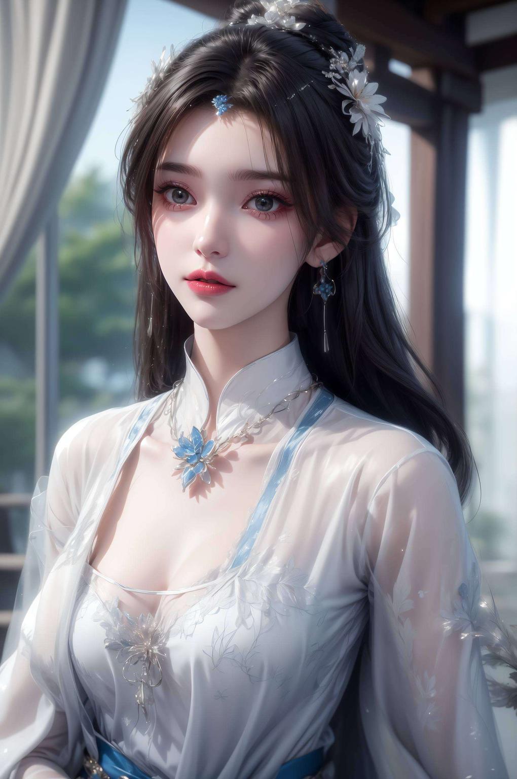 全屏展现李慕婉的桌面壁纸