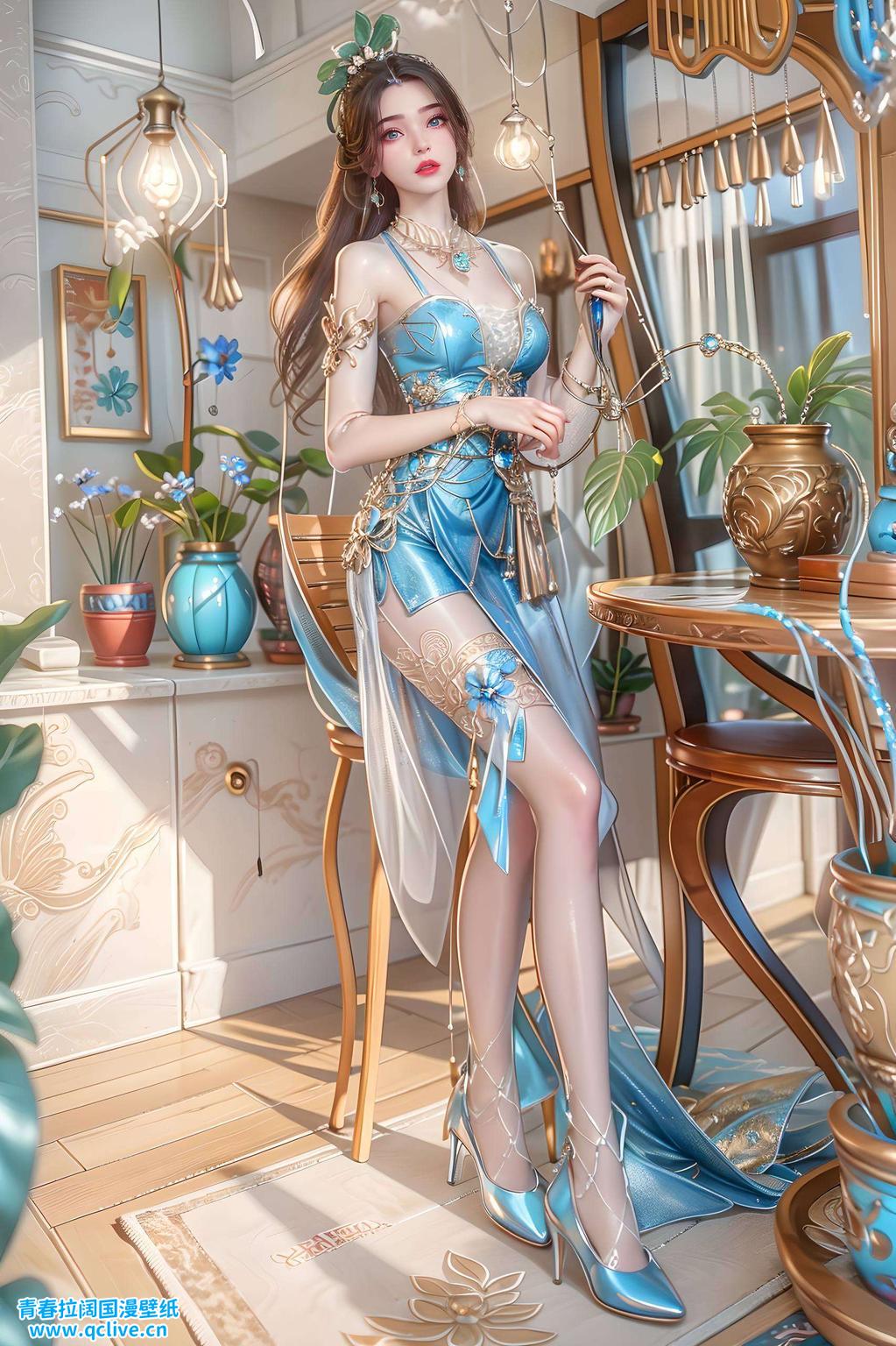 古风韵味十足让这幅高清壁纸成为收藏级的艺术品