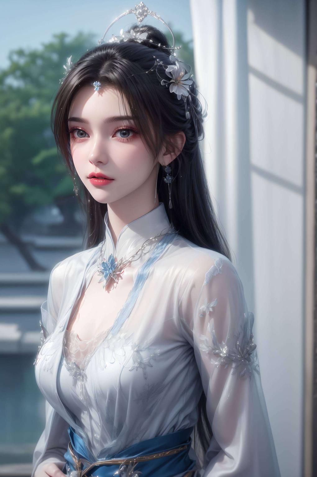 细腻的画面质感融入了国漫女神李慕婉的绝美形象