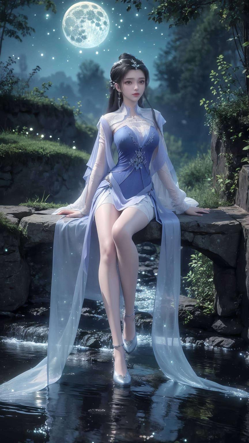 以李慕婉的绝美容颜为核心温馨细腻的画风