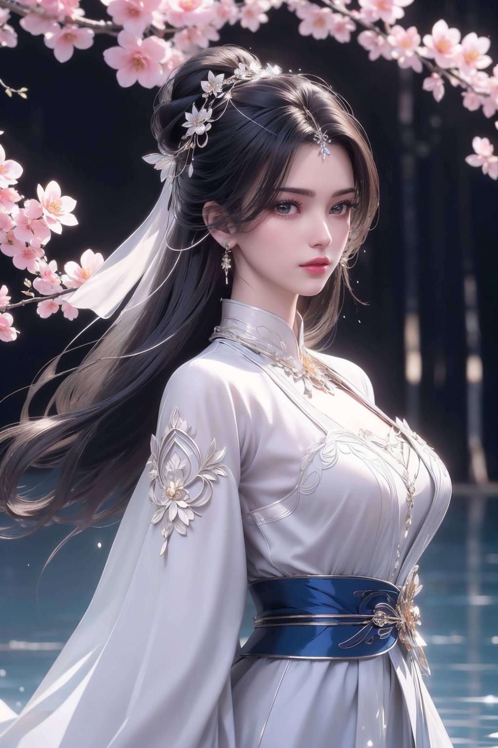 将她的魅力放大她的每一次凝视都如诗如画