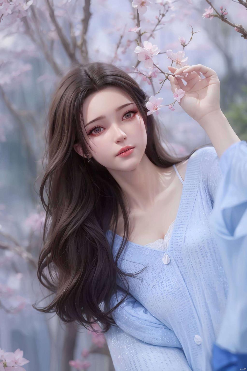 可爱与优雅并存全屏AI绘画