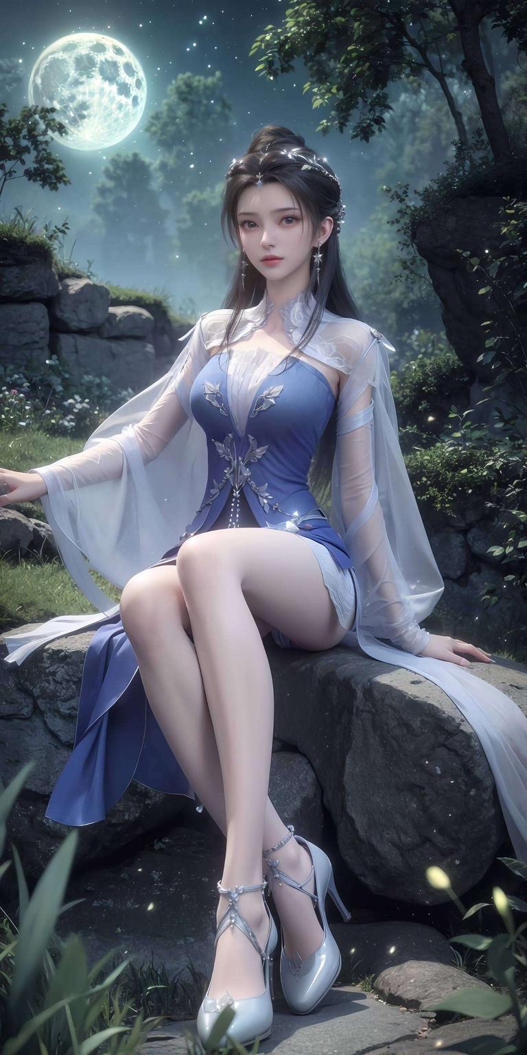 以李慕婉的绝美形象为核心感受那超越凡尘的仙韵之美