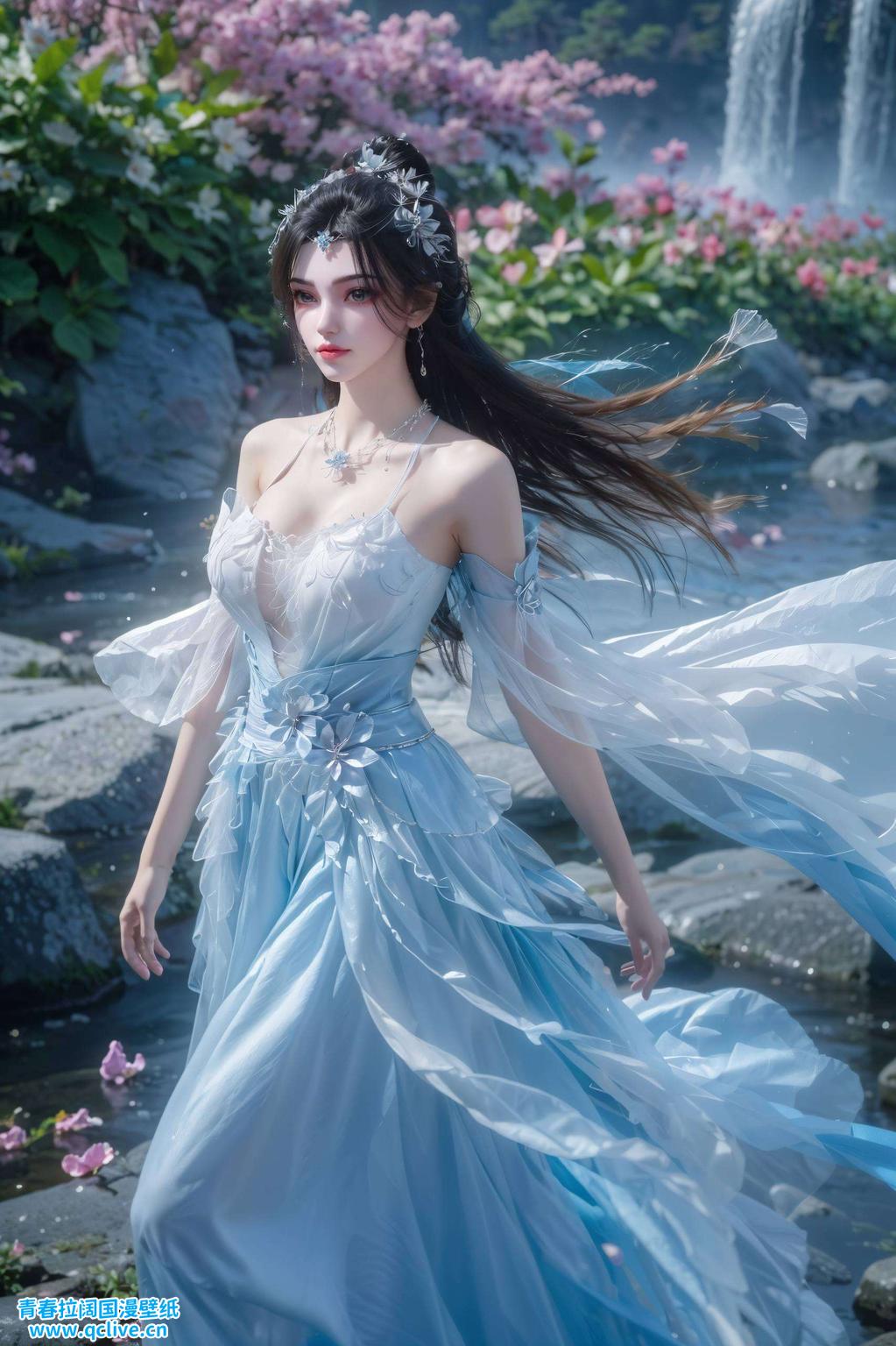 她那婉约的气质这款1080p高清电脑桌面壁纸