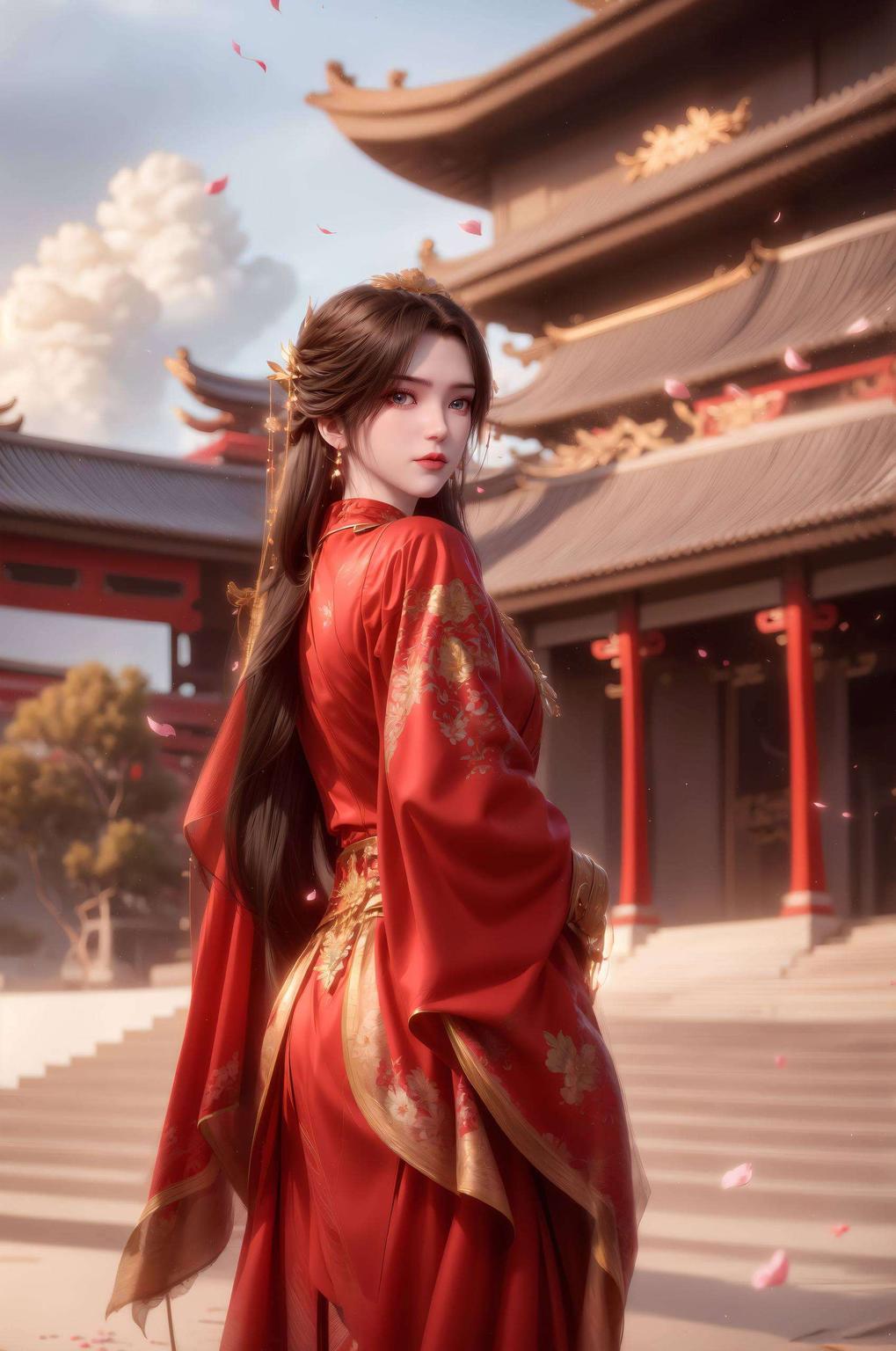 在这精美宁静的4k高清宽屏壁纸中她的每一次转身都如诗如画