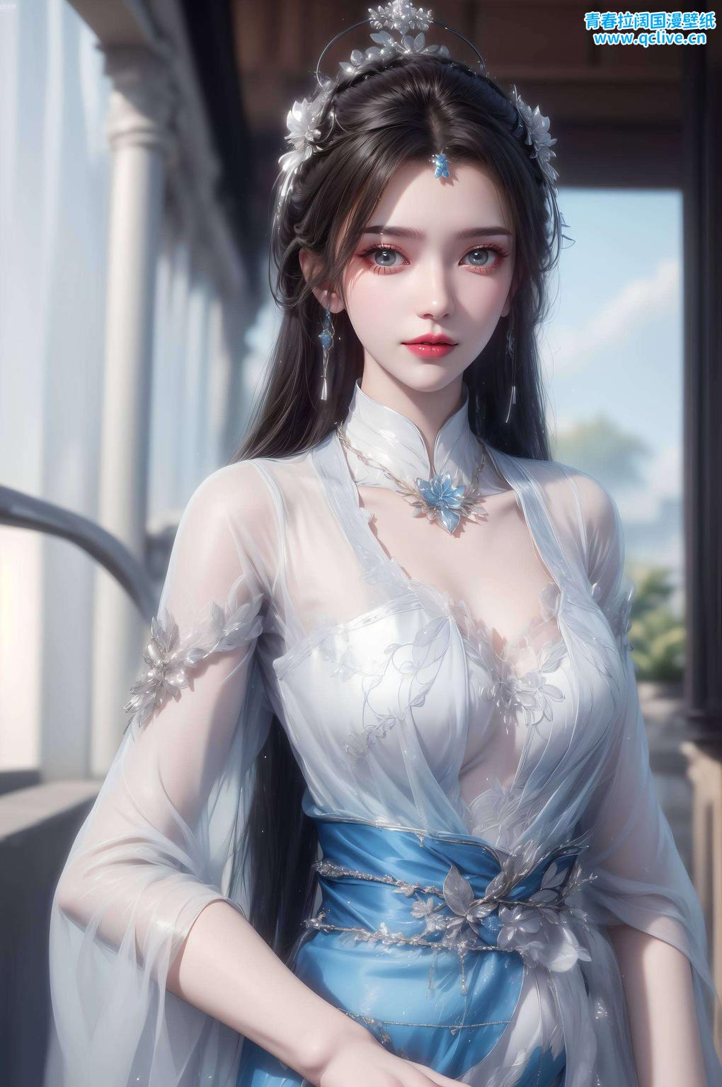 这位国漫女神以金属质感超高清4K桌面主题惊艳亮相！原创绘画壁纸为你的电脑桌面增添一份独特的魅力