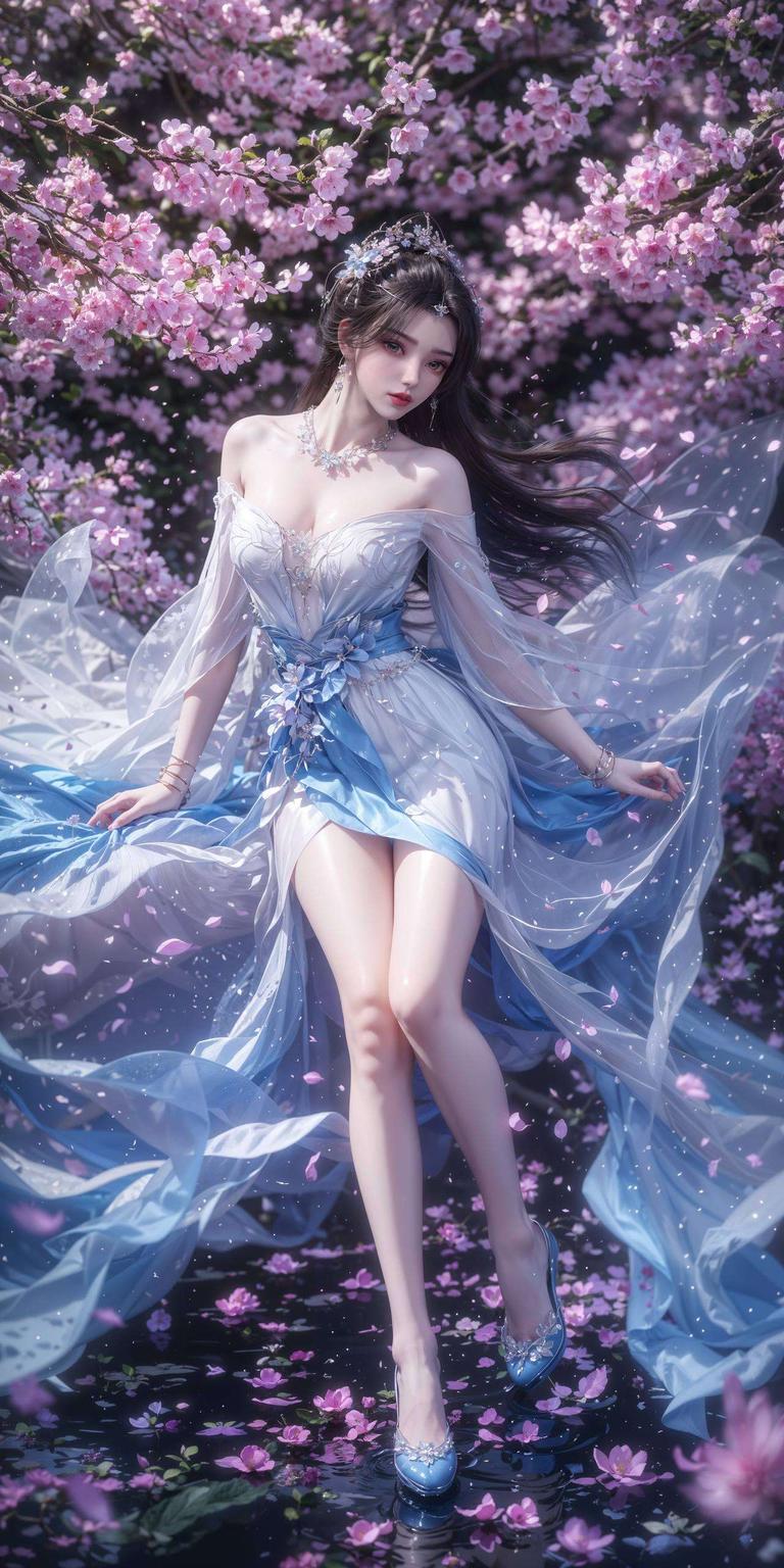 带你领略国漫之美展示着她的婉约风姿；桌面壁纸简约大方