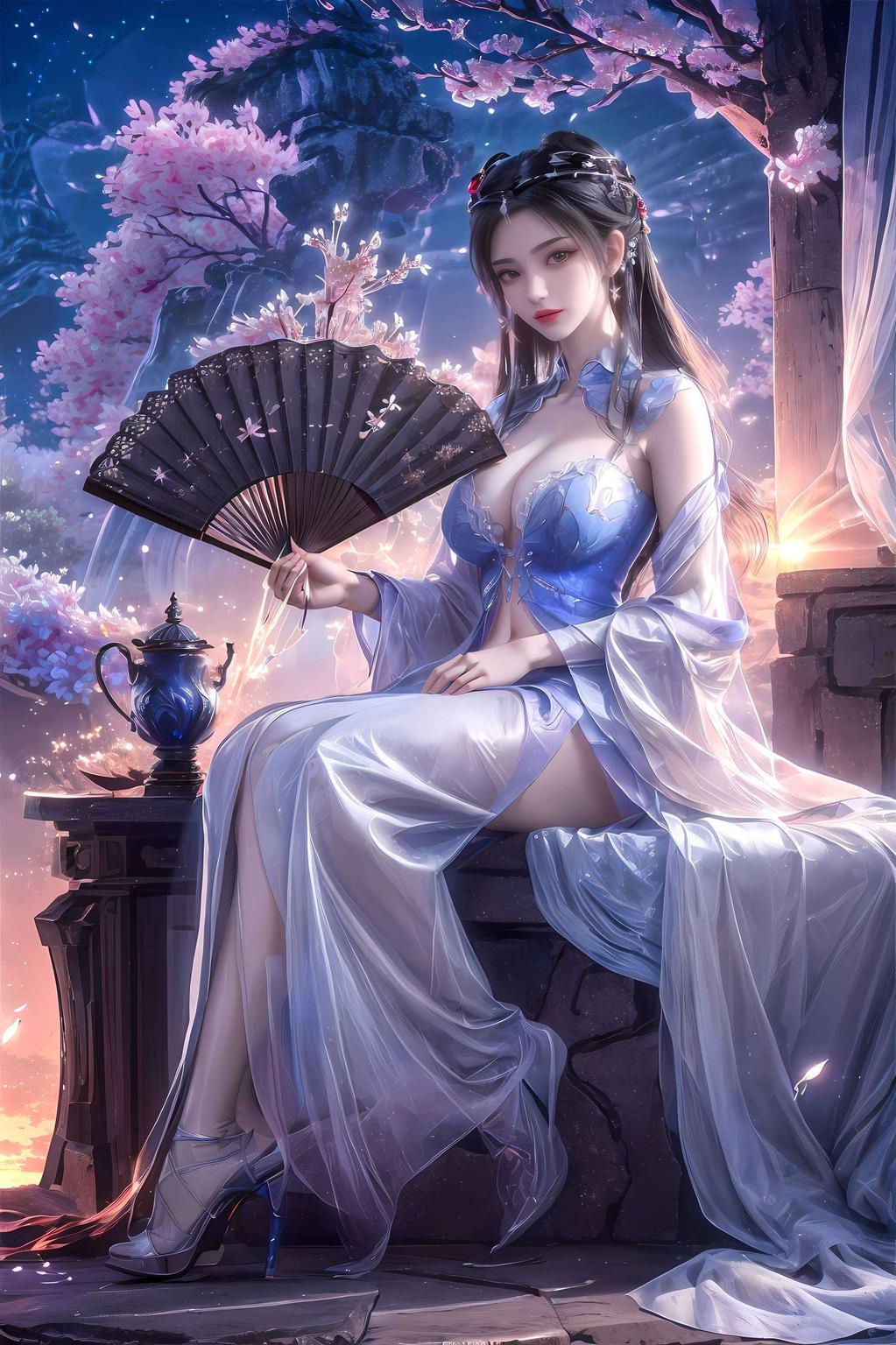 它以点阵的细腻笔触清新的色彩