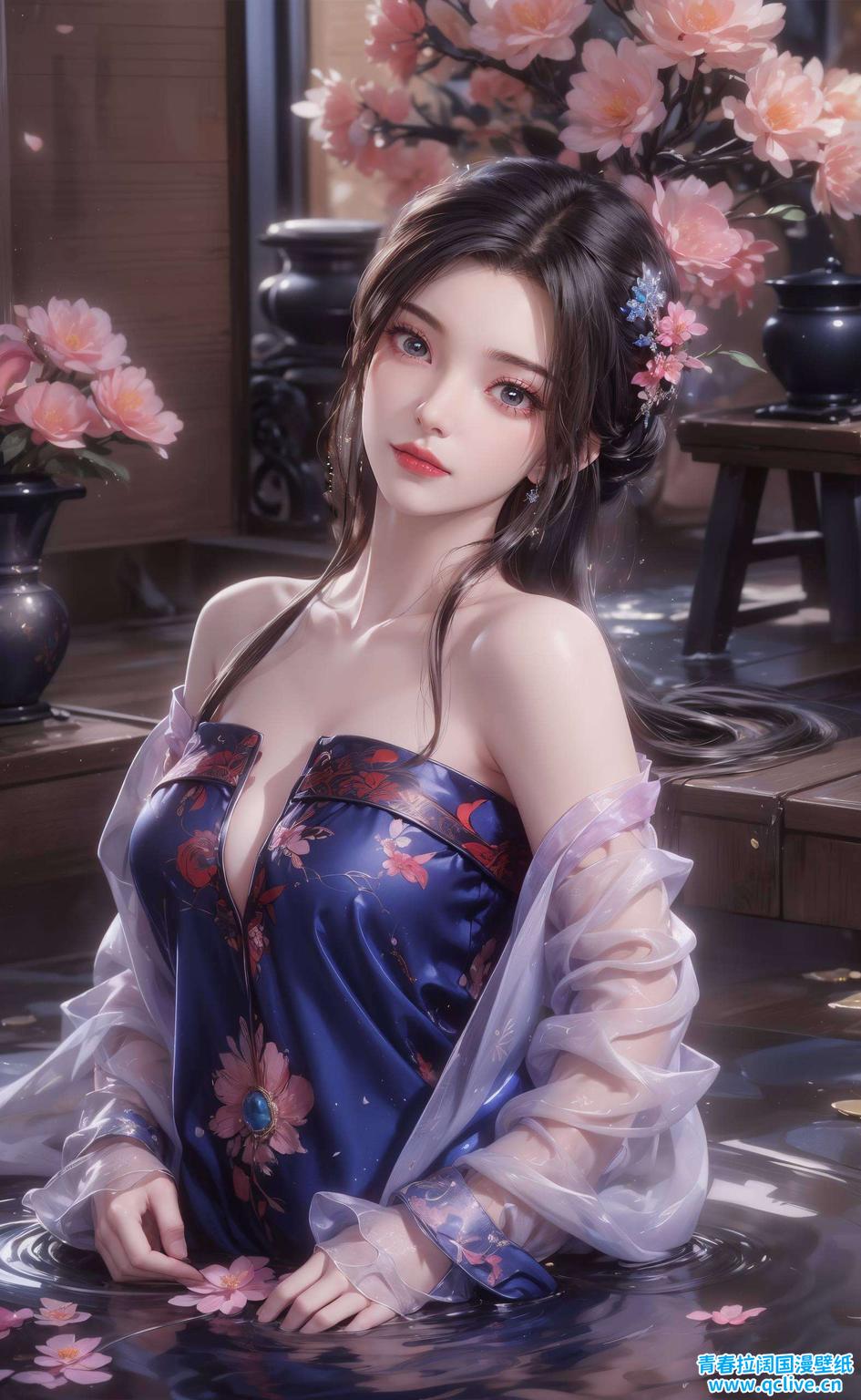 以AI绘画的细腻笔触这幅作品将传统韵味与现代审美完美融合