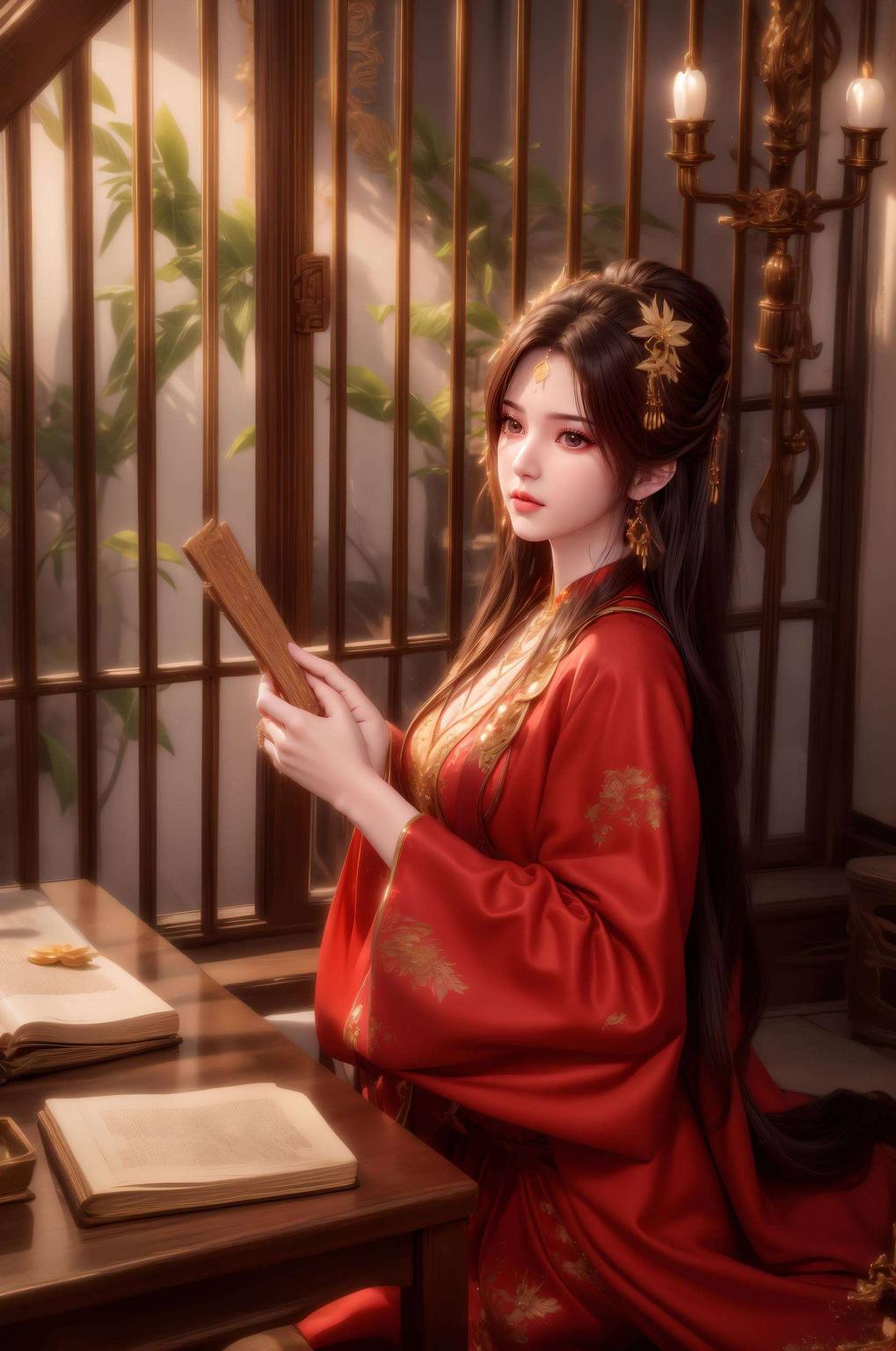 既优雅又充满活力这款AI绘画角色素材