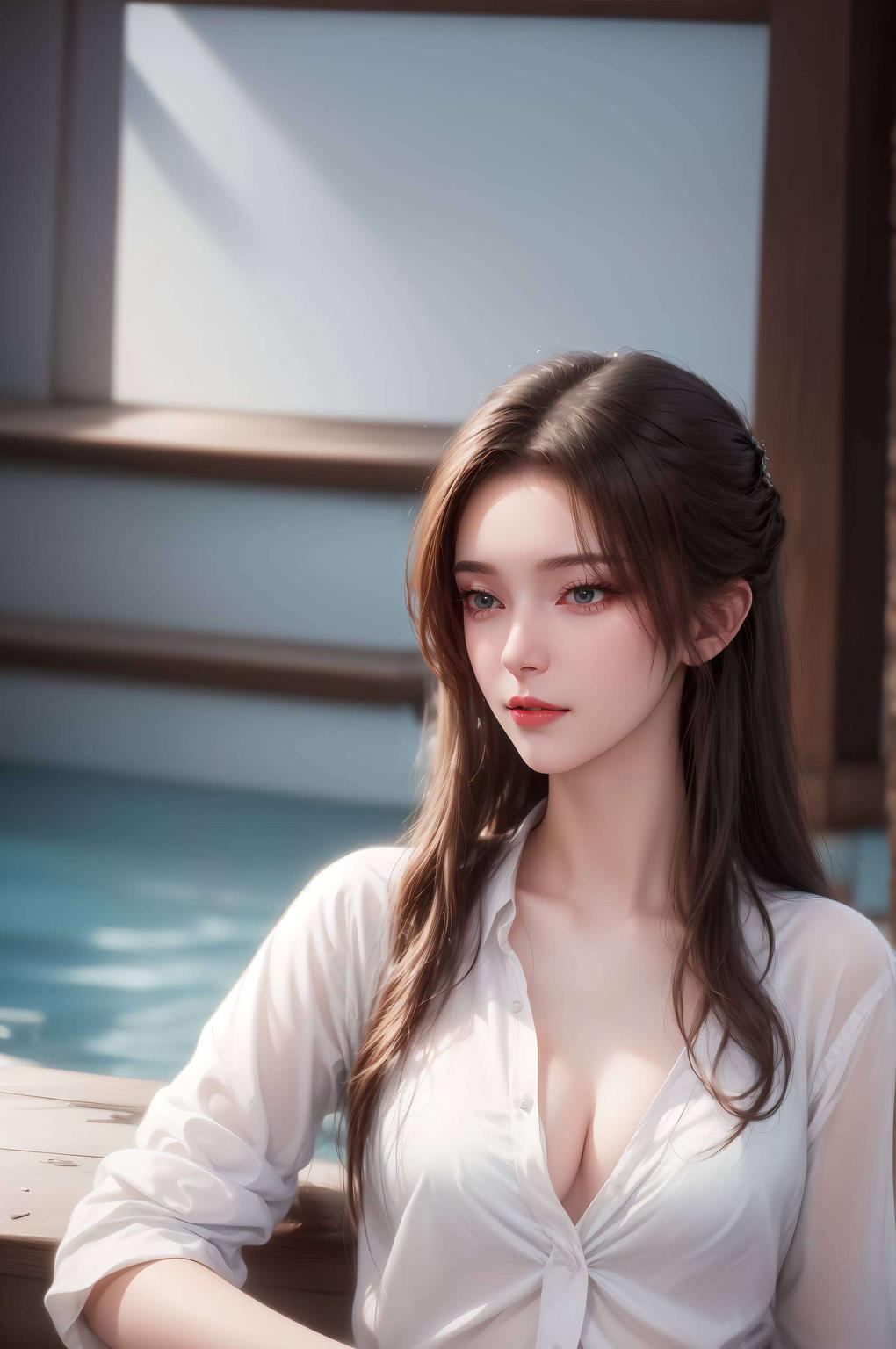 这款国漫女神李慕婉的同人壁纸将古典美学与现代审美完美融合