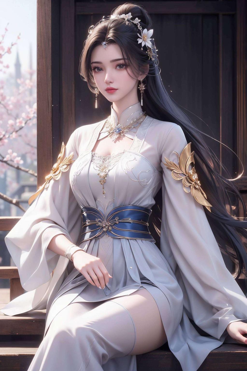 4K超清3D动漫美女李慕婉国漫女主AI专辑游戏壁纸