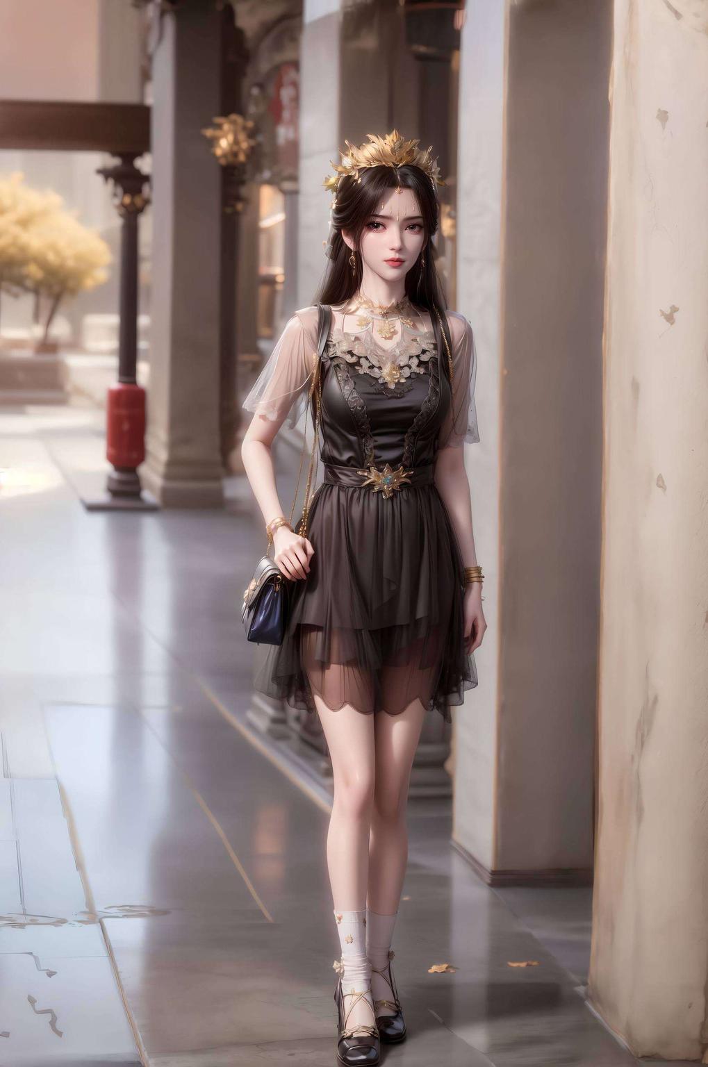 还是闲适漫步都展现出她的灵动与优雅