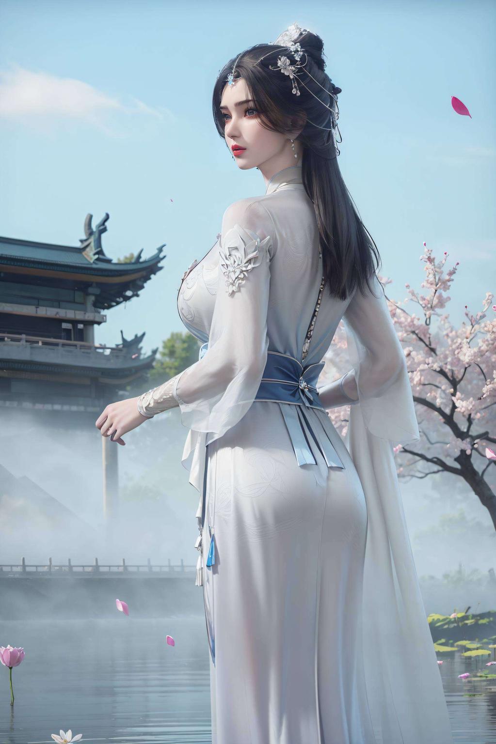 这款护眼壁纸仙气环绕