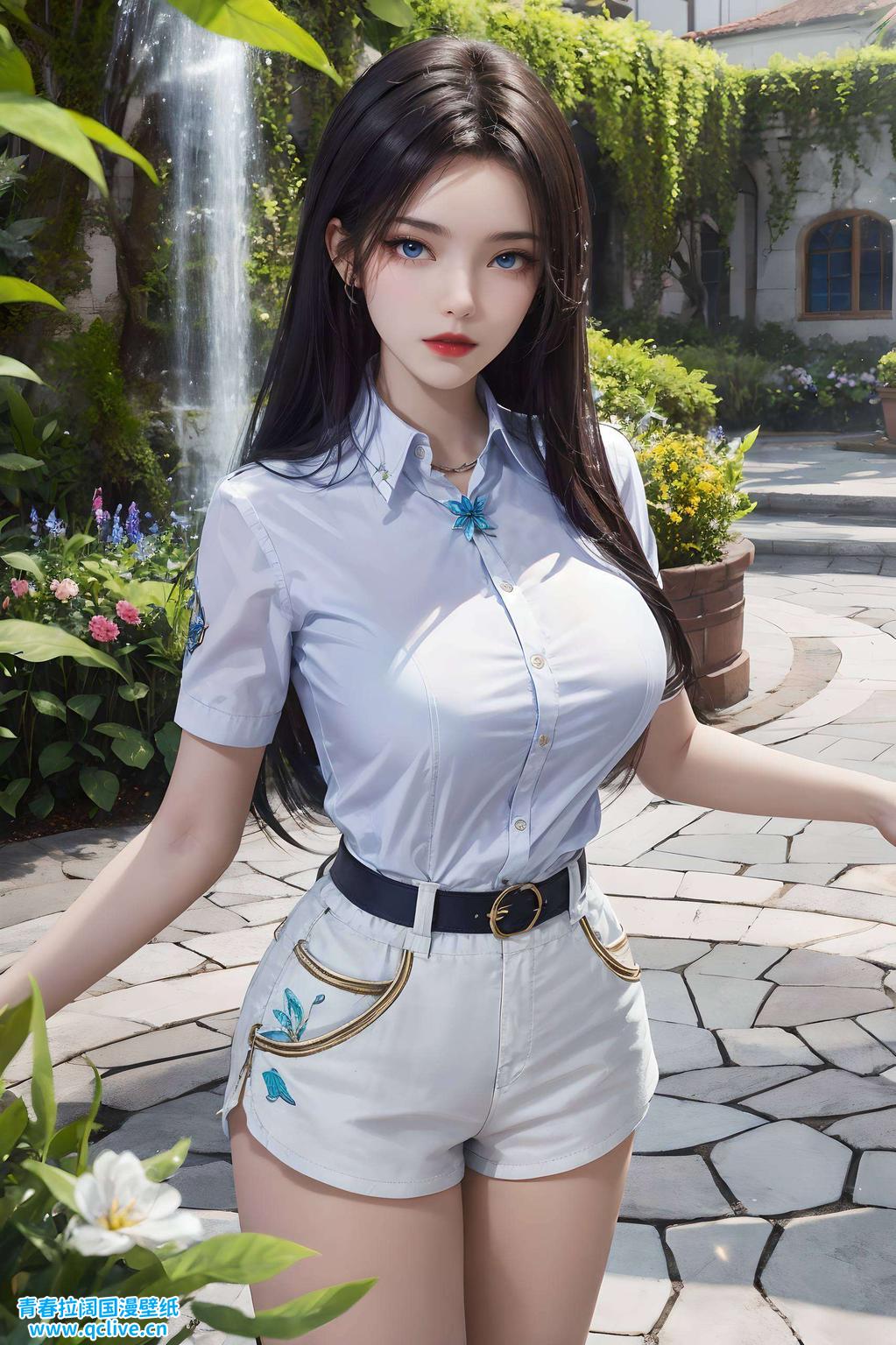 为你的手机增添一抹别样风情由知名漫画师凌落宸精心绘制