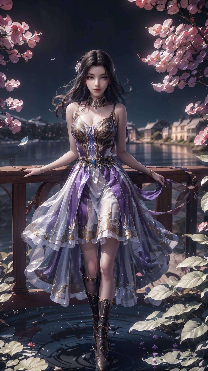 都是她优雅转身、甜美微笑的瞬间这款2560p超清分辨率的凌落宸女装动态壁纸