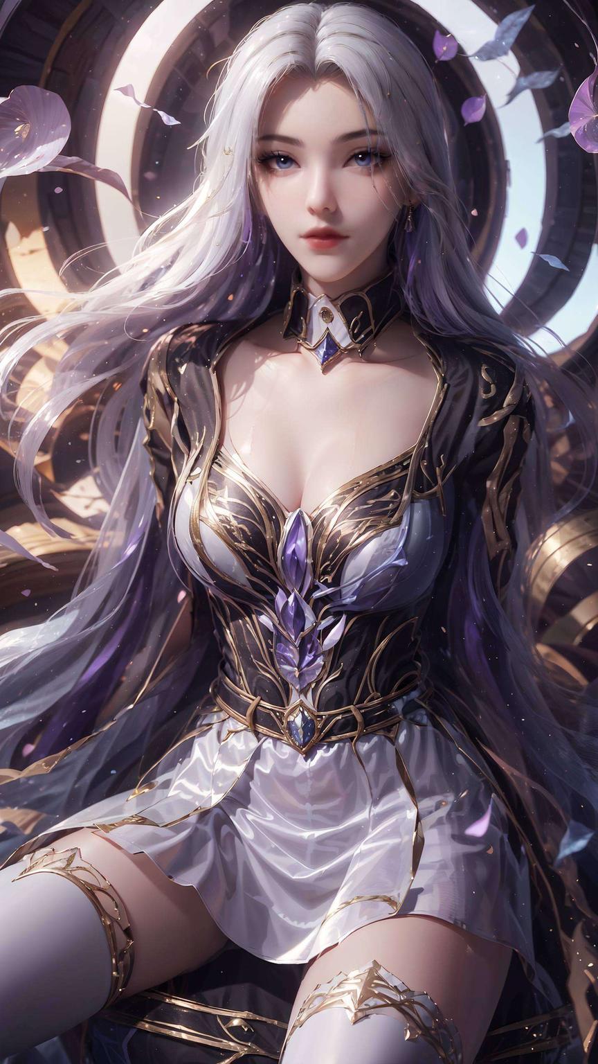 遇见古典韵味！这款1080p壁纸以国漫美女凌落宸为主角带你领略复古国韵与现代艺术的完美交融