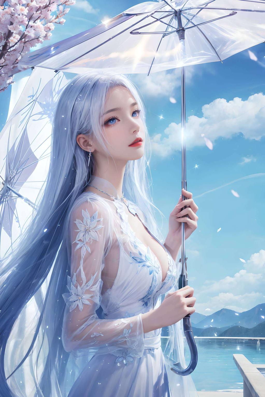 都是与国漫女神的美丽邂逅这款AI国漫女神立体2560p壁纸锁屏