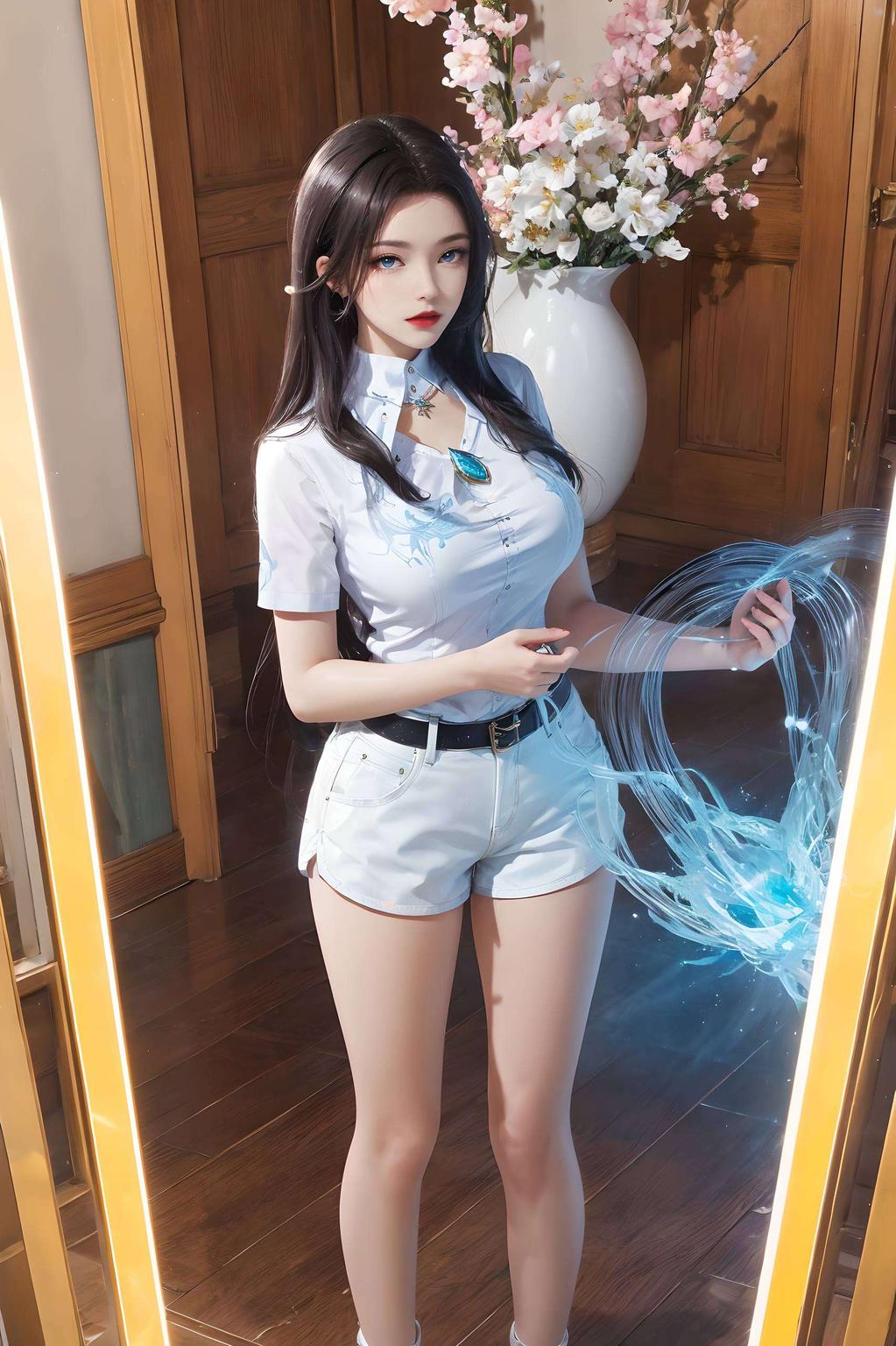 为你的PC带来无限生机凌落宸单人壁纸焕发活力！以AI绘画的高超技艺