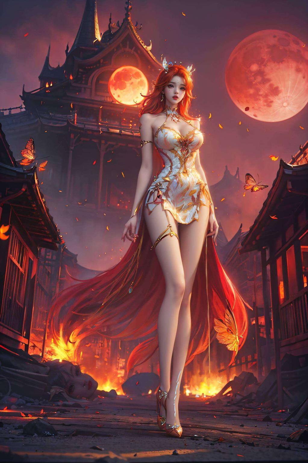 这位国漫中的AI美女都成为一场视觉盛宴