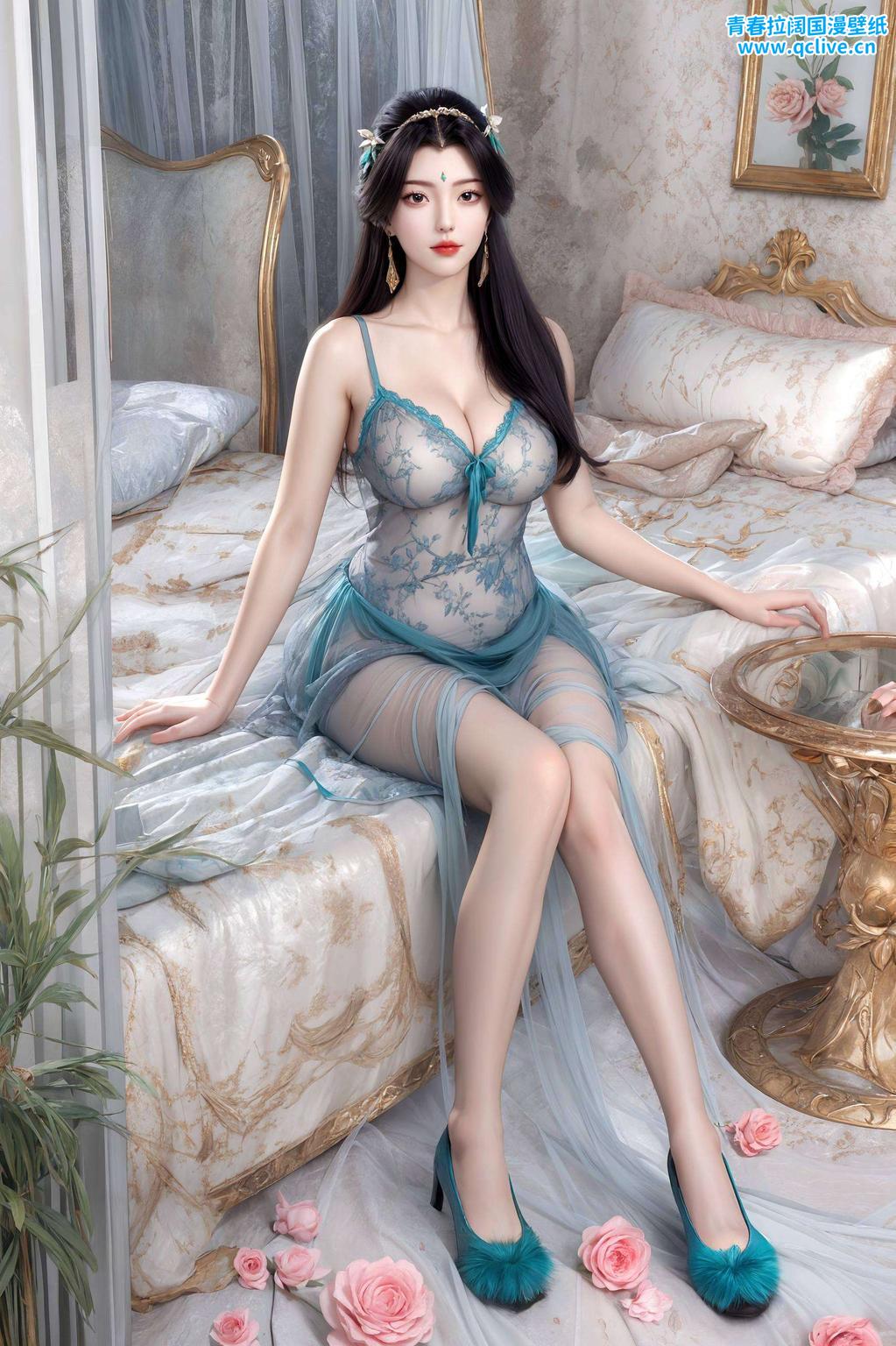 带你领略赛博朋克国漫美女的魅力！高清宽屏细腻描绘