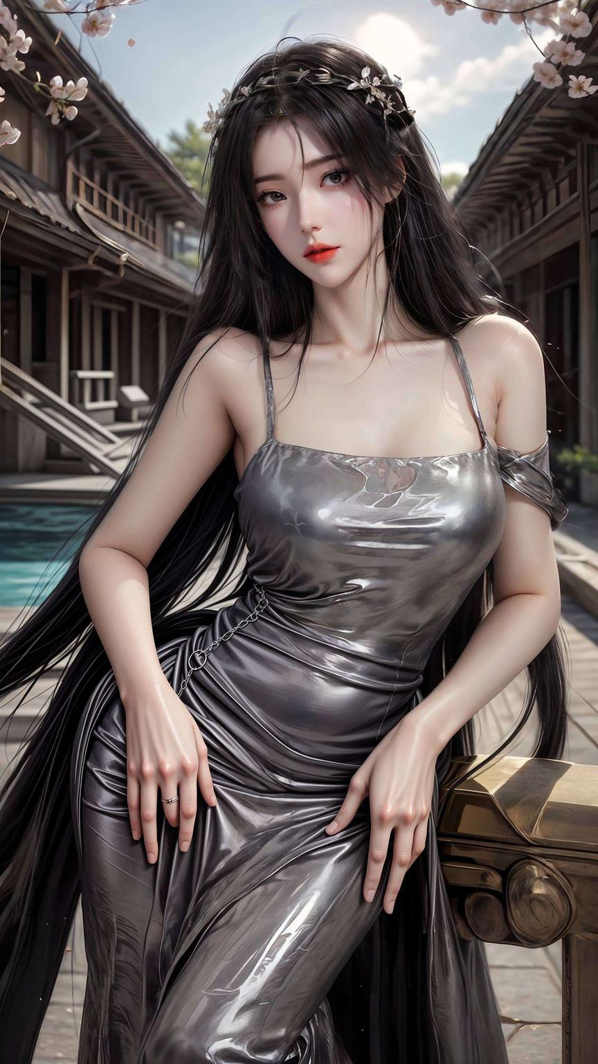 与色彩交融的渐变背景相映成趣柳神高清壁纸电脑桌面