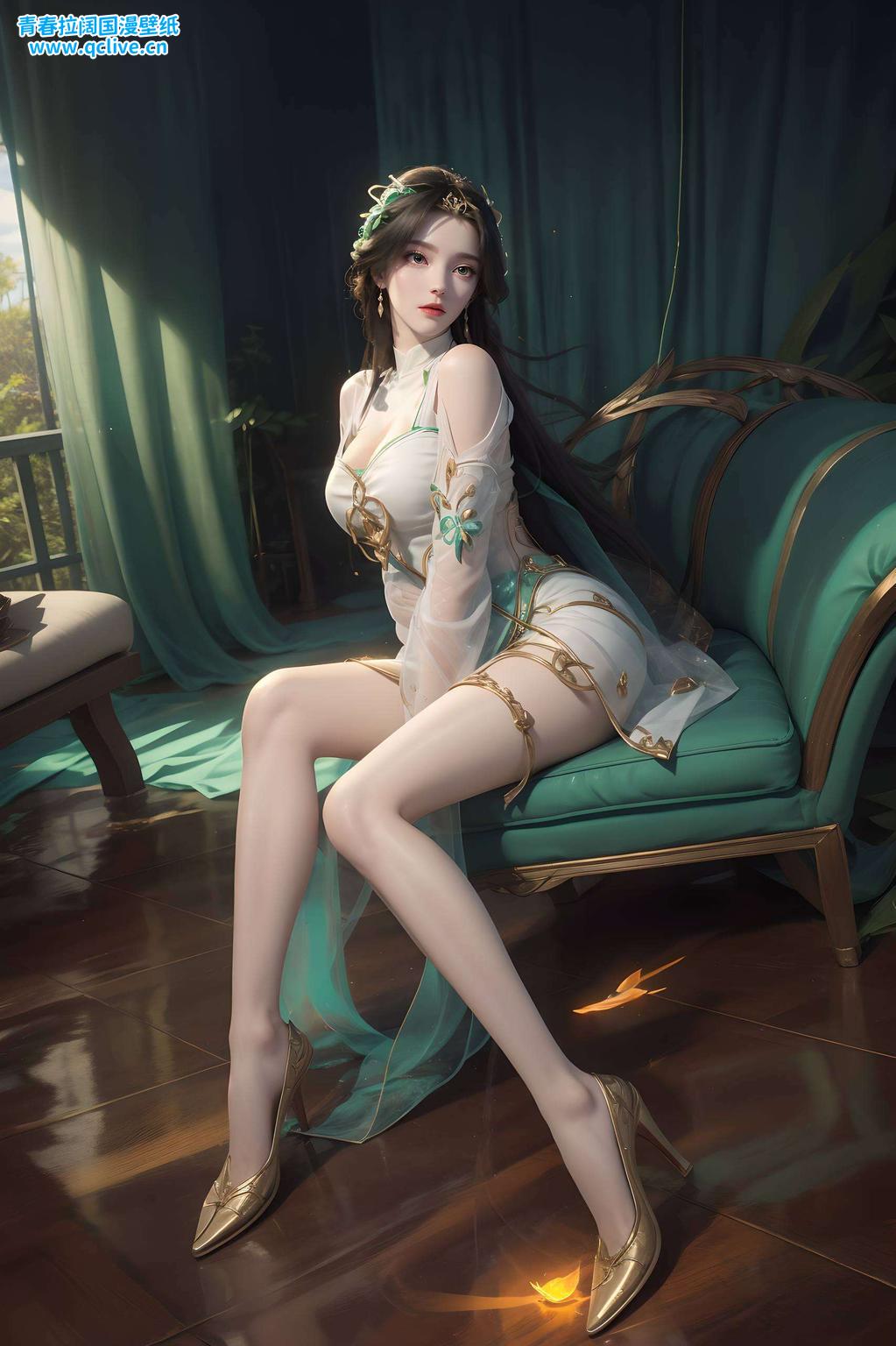 电脑背景图片换上她让每一天的工作与学习都充满活力！