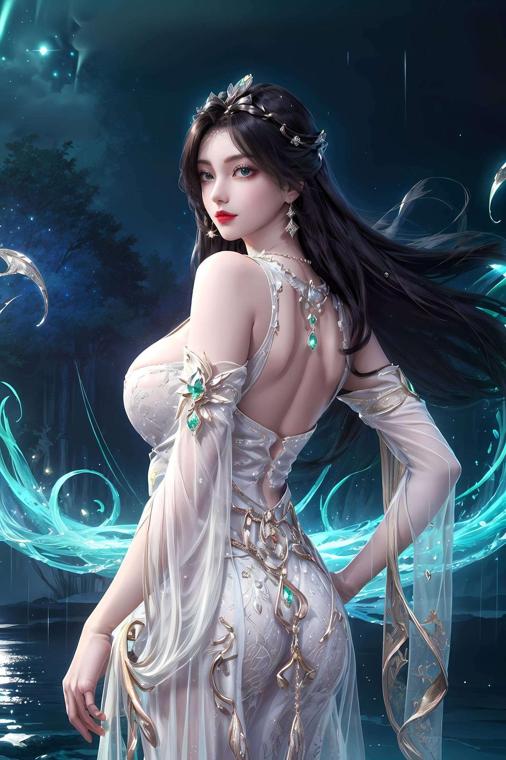 在这全屏AI绘画动作素材中每一帧都如诗如画