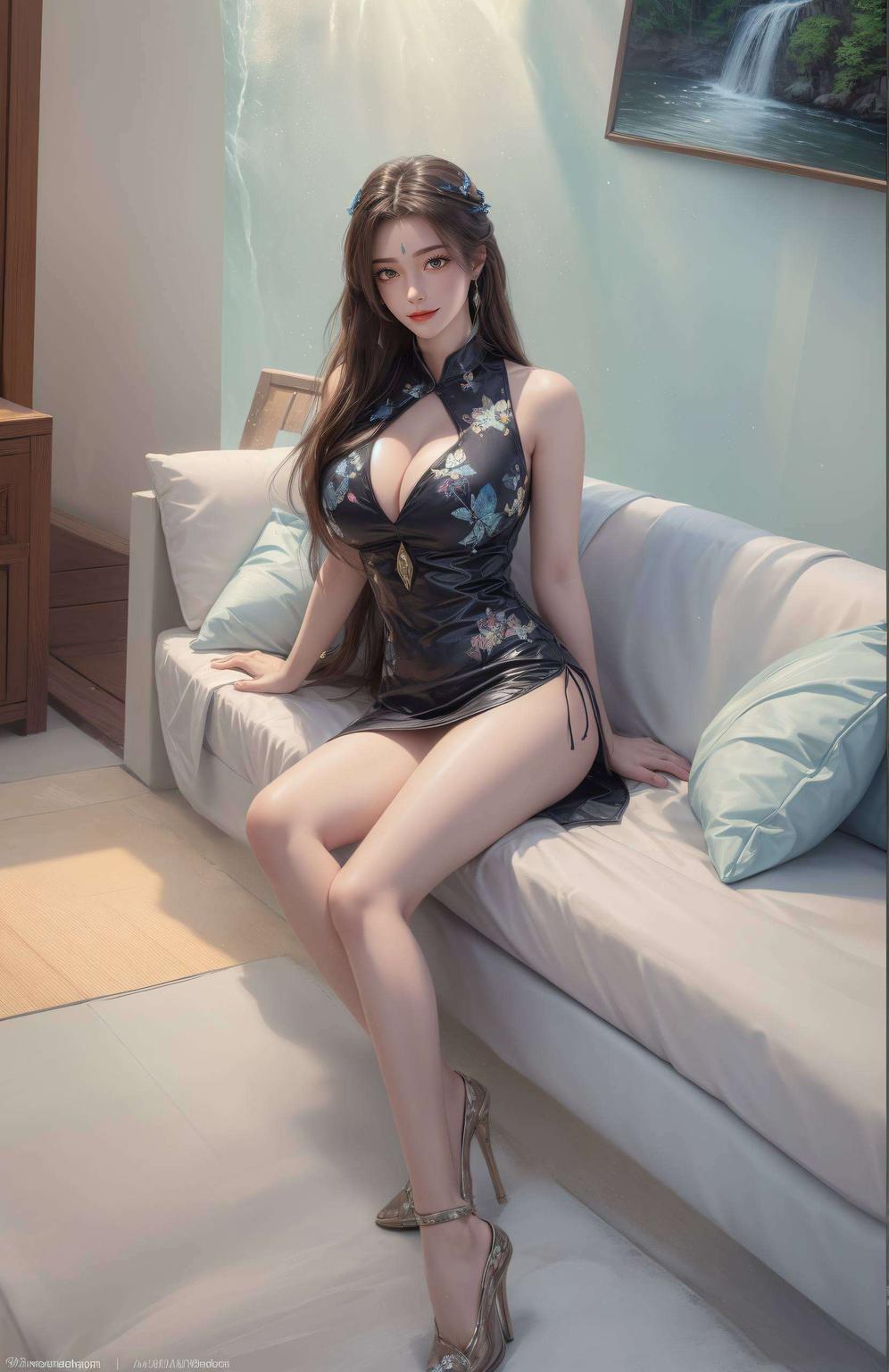国漫女神的灵动身影2560p的超清画质