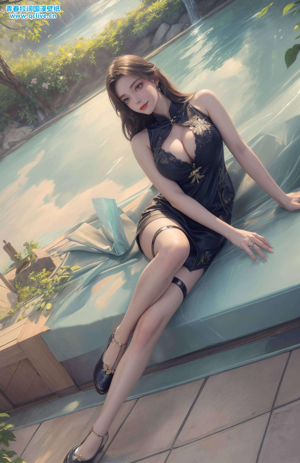 绘制柳神红衣的温馨平板桌面装饰图为你的日常增添一抹独特的温馨