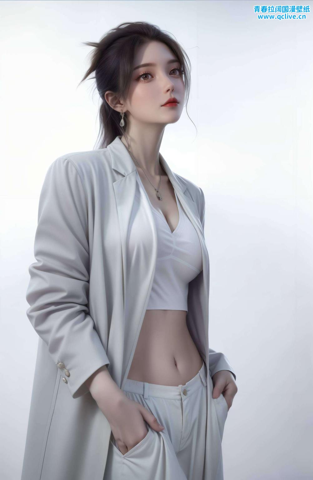 流畅的线条都是对美好生活的热爱与追求