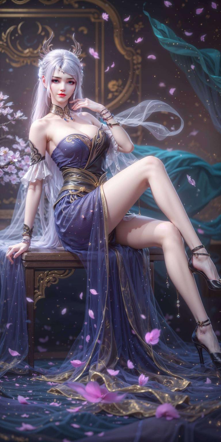 那位翩翩起舞的AI国漫女主洛璃