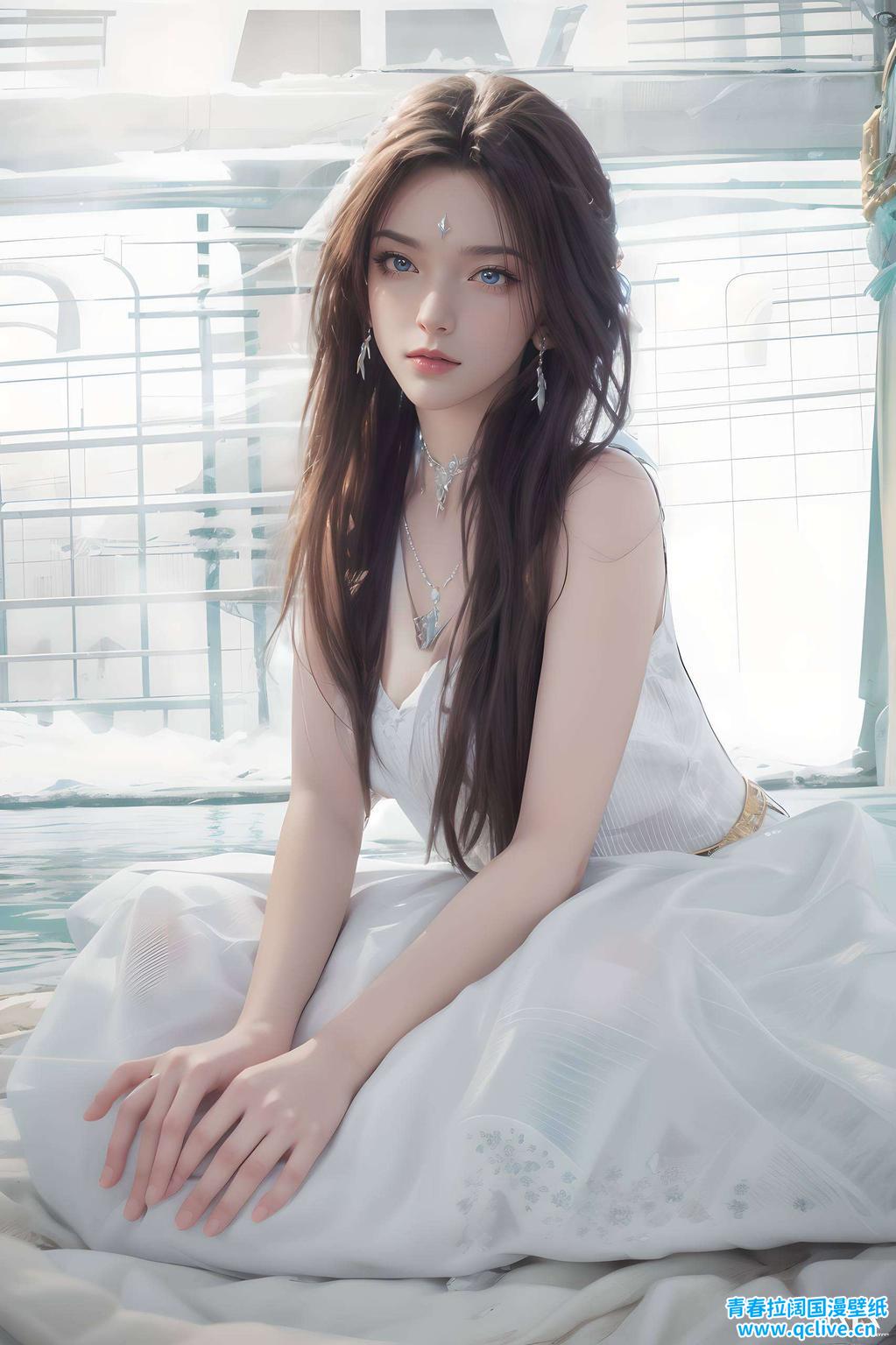 将国漫女神的灵动之美融入每一像素这款精选国漫女主AI侘寂风2560p壁纸