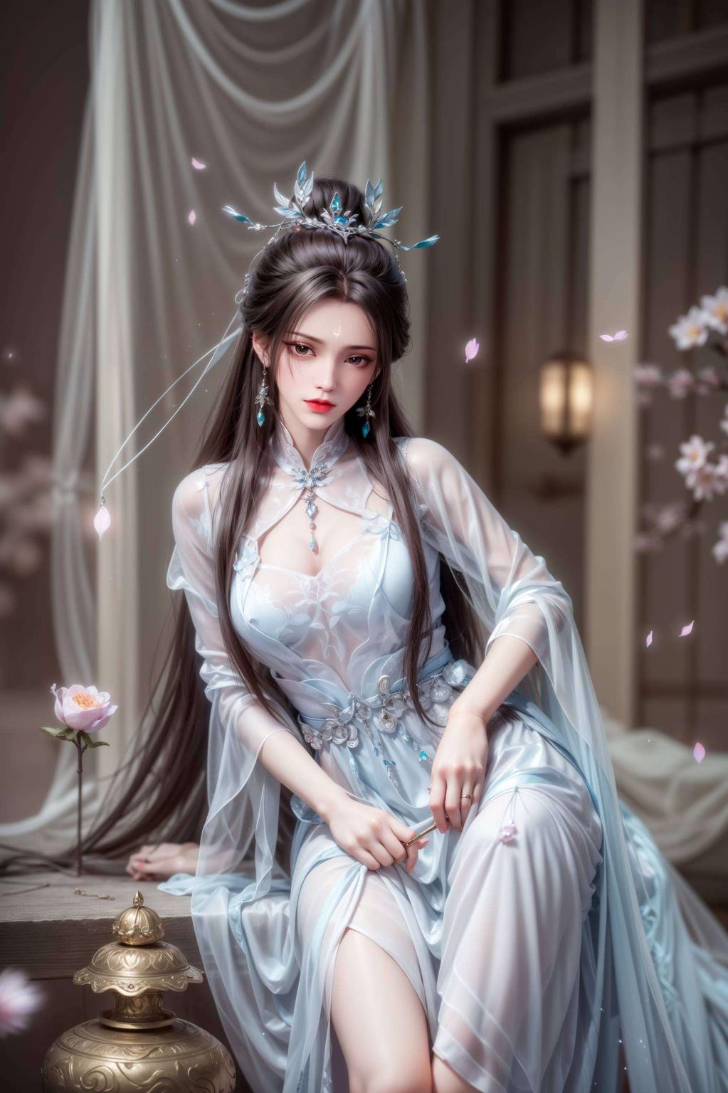 以极简桌布为背景陆雪琪动漫第一季壁纸