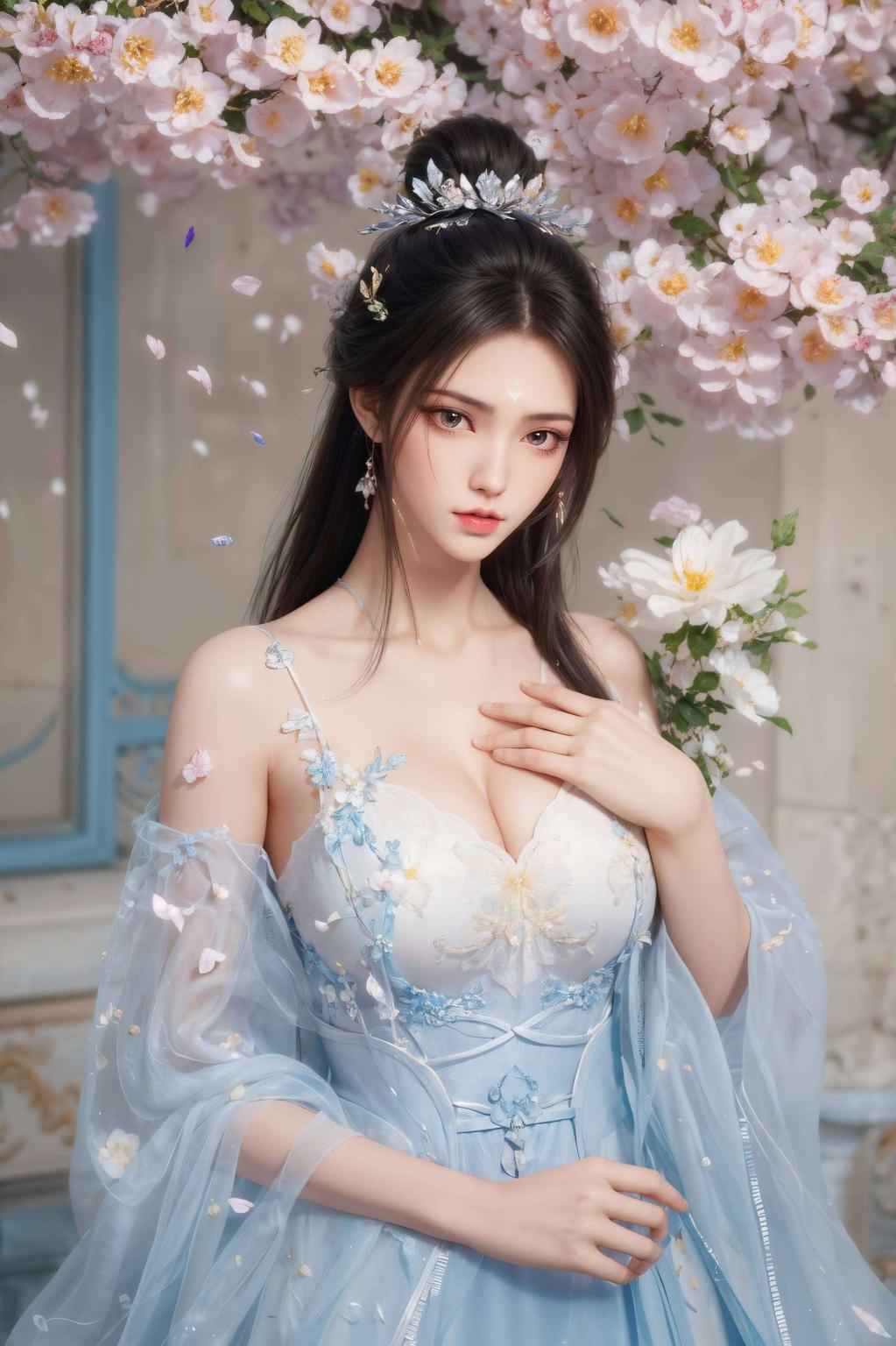 以她的绝美容颜和独特气质国漫之光