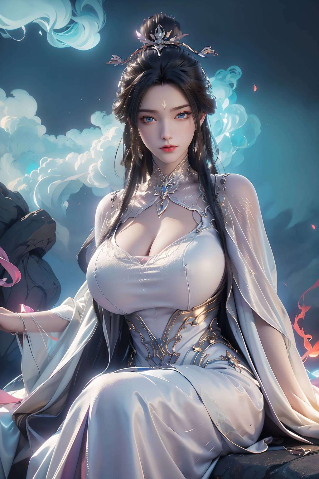更是情感的传达细腻的笔触捕捉了陆雪琪的灵动眼神与柔美气质
