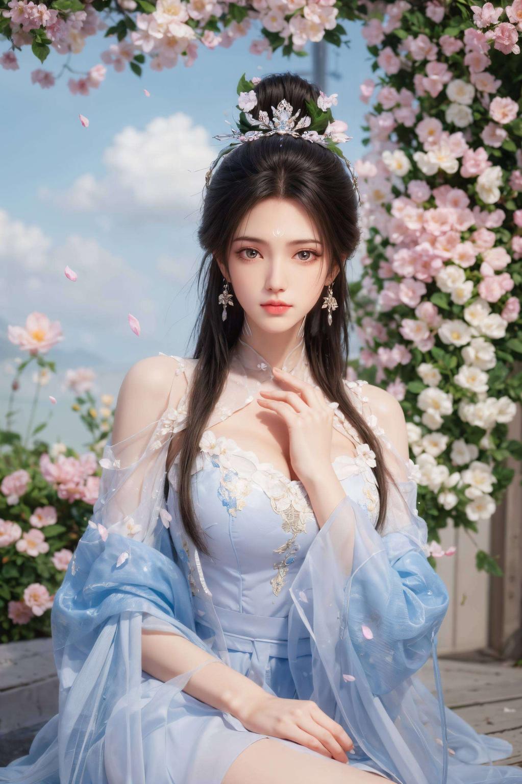 在每一张壁纸中都焕发出独特的光彩细腻的笔触捕捉了她每一个优雅的瞬间