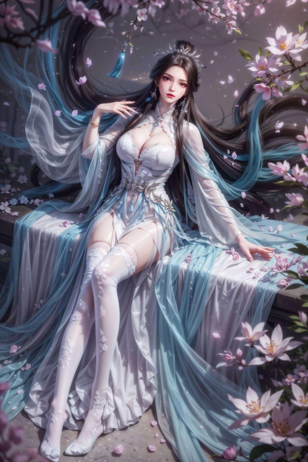 以诛仙为背景将国漫女神陆雪琪的优雅风采完美呈现