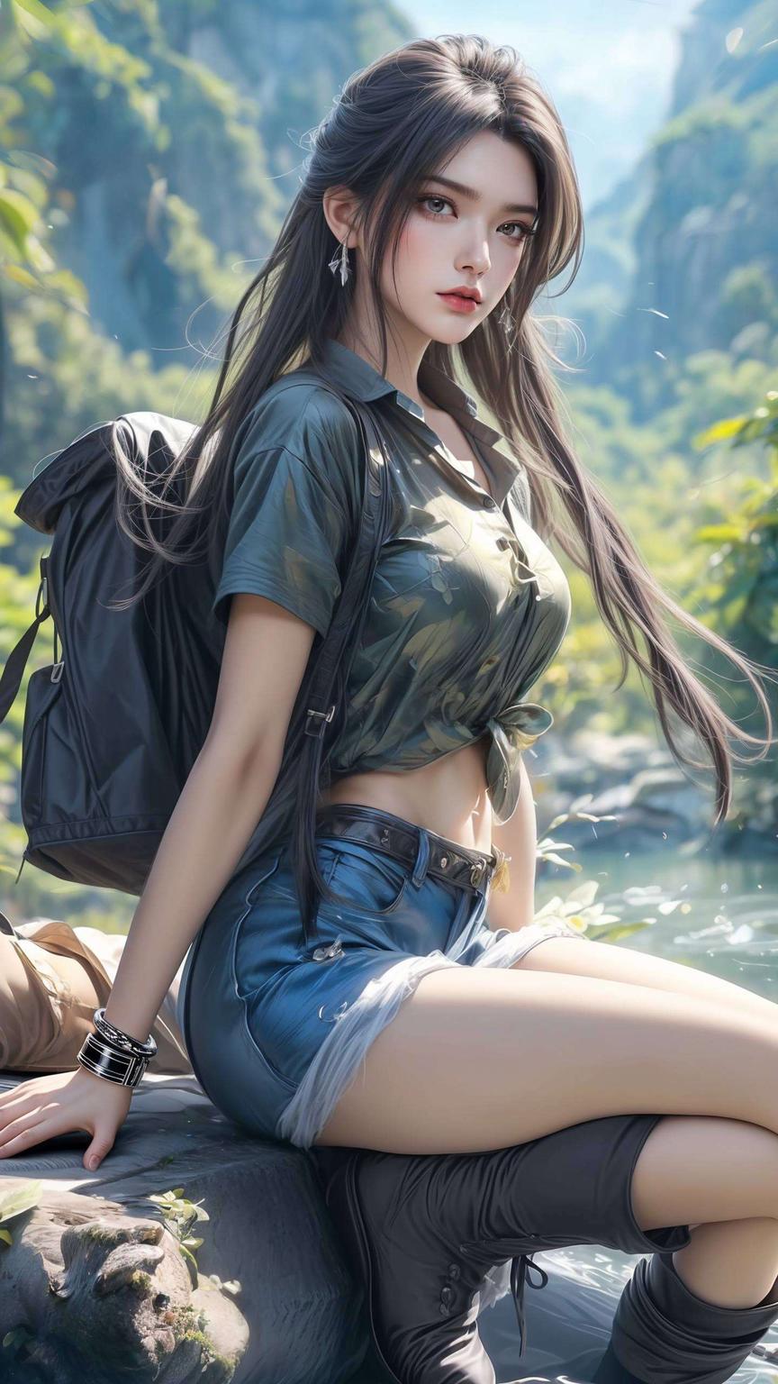 陆雪琪的美如同古典画卷中的仙子
