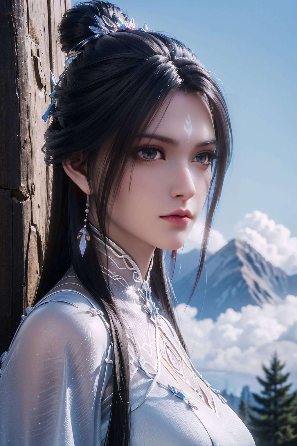 特别呈现国漫女神陆雪琪的绝美风华细腻的笔触捕捉了她仙气十足的气质