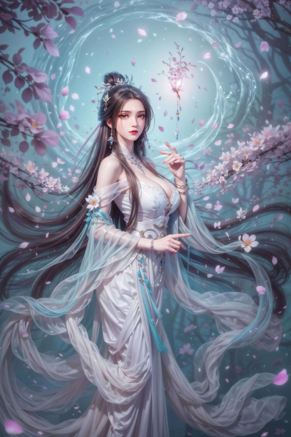 这款AI绘画壁纸集或深情凝视